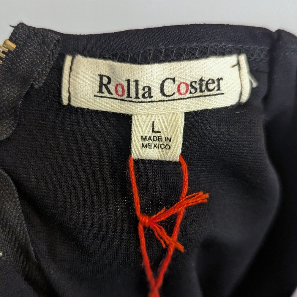 Rolla Coster Black Bodycon Midi Dress - Picture 3 of 7